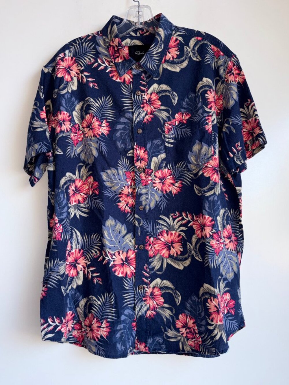 RAILS Carson Shirt Men's Large Floral Hawaiian